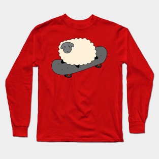 Skateboard Sheep Long Sleeve T-Shirt